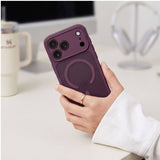 Magsafe Калъф за iPhone 18 Pro Max/ 17 Pro Max, Tech-Protect BasicMag Matte Case, Бордо (5)