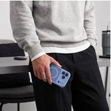 Magsafe Калъф за iPhone 18 Pro/ 17 Pro, Tech-Protect BasicMag Matte Case, Син (8)