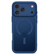 Magsafe Калъф за iPhone 18 Pro/ 17 Pro, Tech-Protect BasicMag Matte Case, Тъмно Син (4)