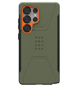 Magsafe Противоударен Калъф за Samsung S25 Ultra, UAG Civilian Magnet Case, Зелен