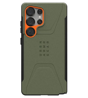 Magsafe Противоударен Калъф за Samsung S25 Ultra, UAG Civilian Magnet Case, Зелен