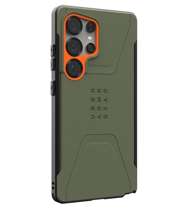 Magsafe Противоударен Калъф за Samsung S25 Ultra, UAG Civilian Magnet Case, Зелен (2)