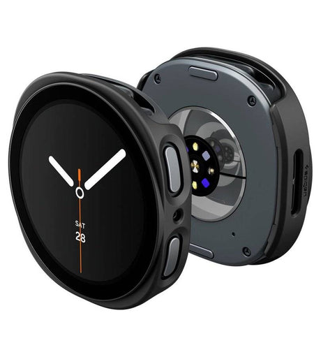 Калъф с Протектор за Samsung Watch 8/ 9 44mm, Spigen Thin Fit 360 Case, Черен (4)