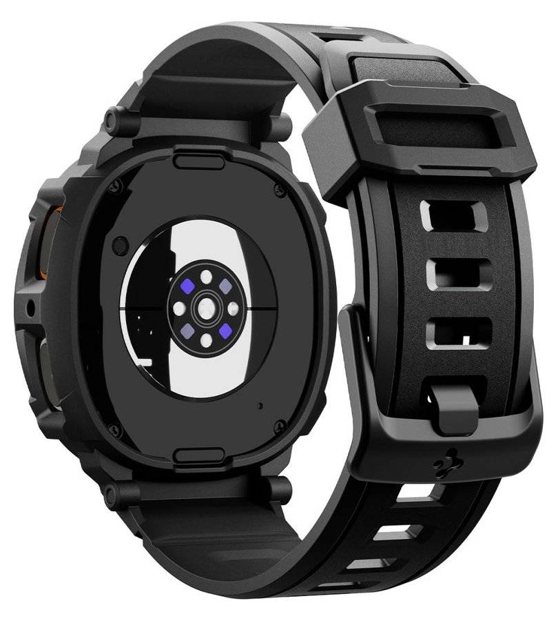 Калъф за Samsung Watch 8/ 9 40mm, Spigen Rugged Armor Pro Case, Черен (6)