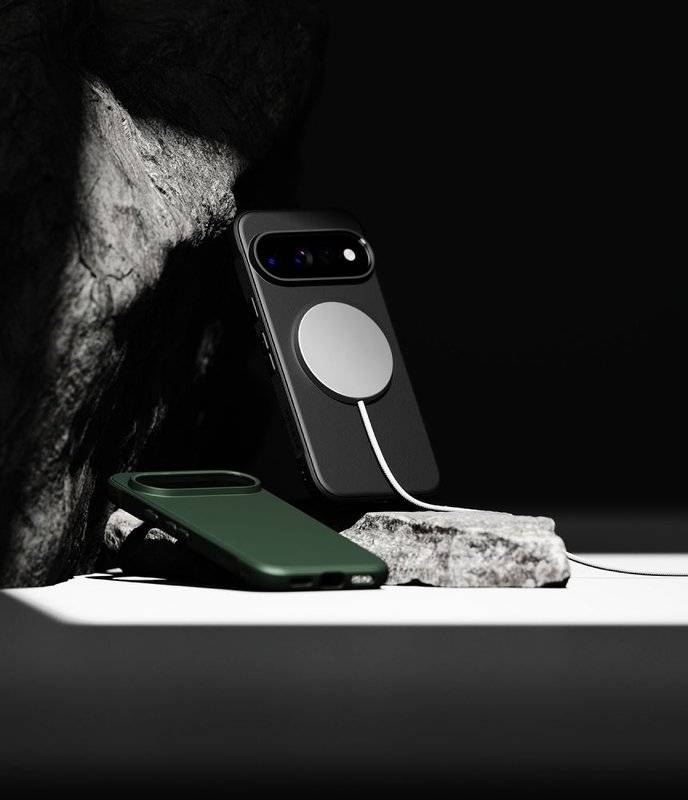 Magsafe Калъф за Google Pixel 11 Pro XL, Ringke Onyx Magnetic Case, Черен (10)