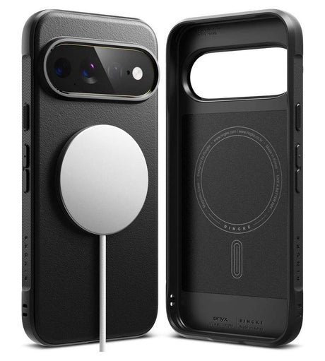 Magsafe Калъф за Google Pixel 11 Pro XL, Ringke Onyx Magnetic Case, Черен (3)