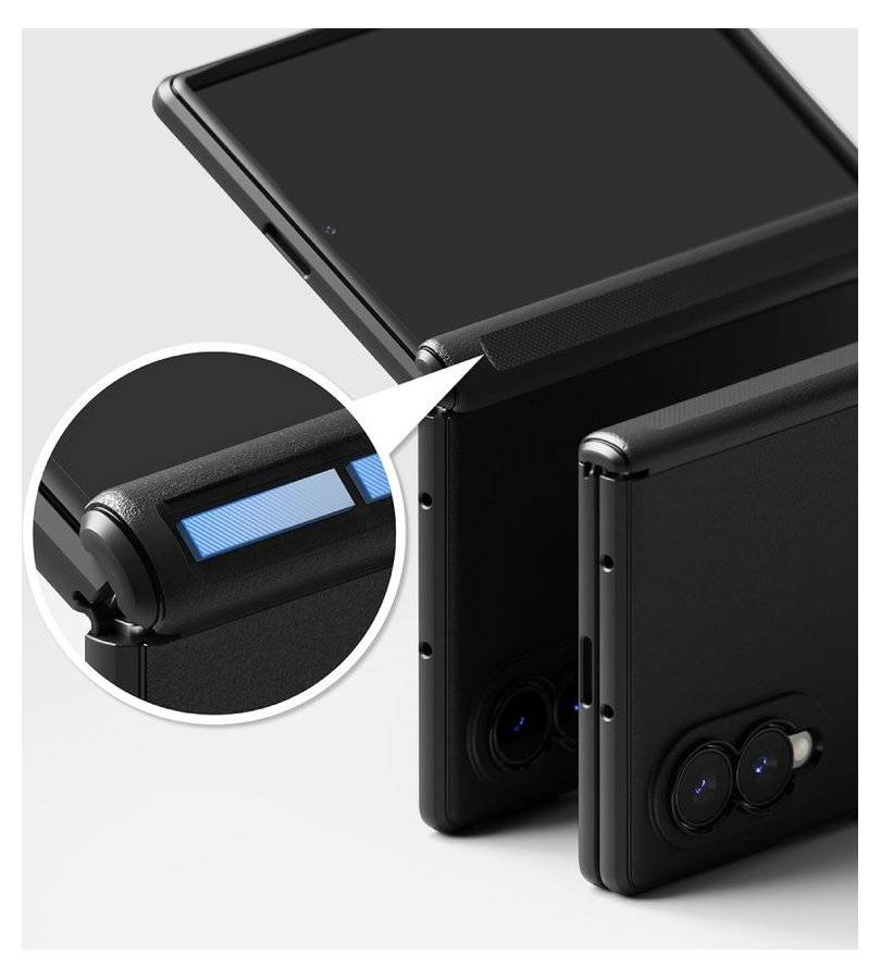 Magsafe Калъф за Samsung Z Fold 8, Ringke Onyx Flap Magnetic Case, Черен (6)