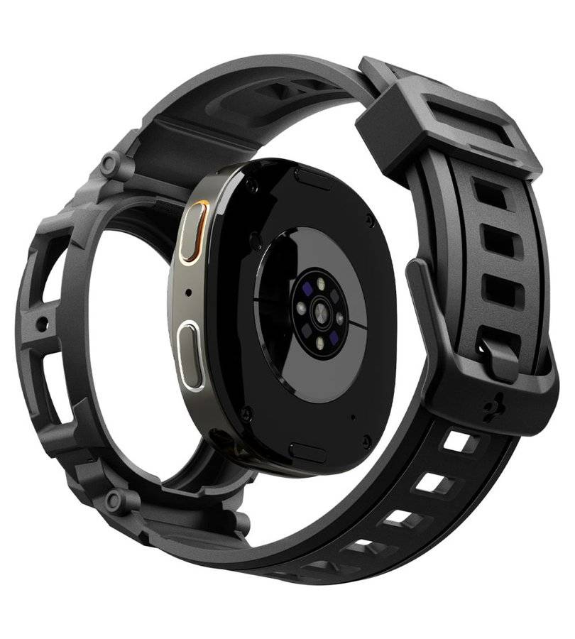 Калъф за Samsung Watch 8/ 9 44mm, Spigen Rugged Armor Pro Case, Черен (3)