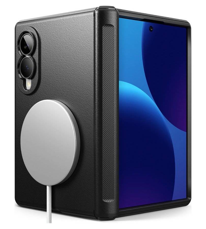 Magsafe Калъф за Samsung Z Fold 8, Ringke Onyx Flap Magnetic Case, Черен (2)