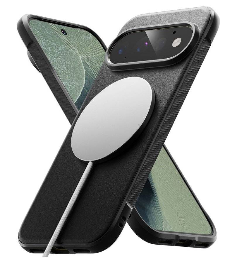 Magsafe Калъф за Google Pixel 11 Pro, Ringke Onyx Magnetic Case, Черен (4)