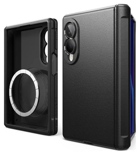 Magsafe Калъф за Samsung Z Fold 8, Ringke Onyx Flap Magnetic Case, Черен (3)