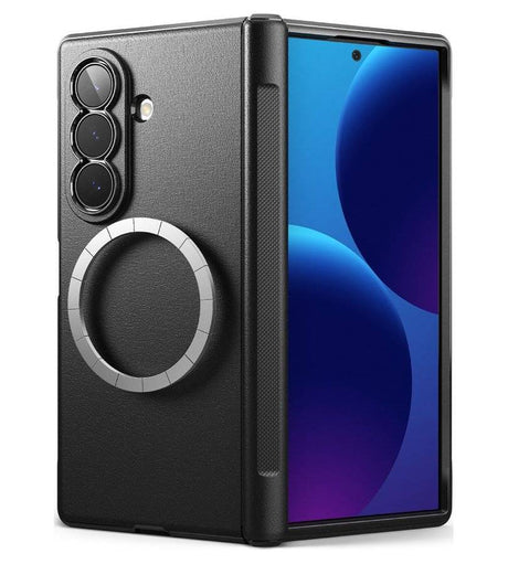 Magsafe Калъф за Samsung Z Fold 8 Ultra, Ringke Onyx Flap Magnetic Case, Черен