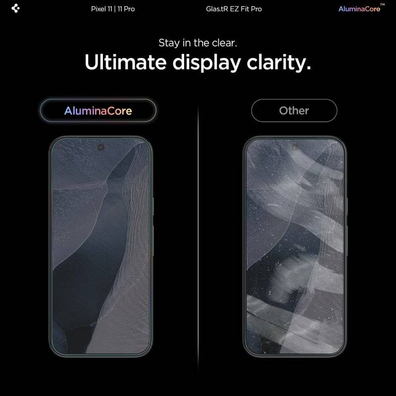 Стъклен Протектор за Google Pixel 11 и 11 Pro, Spigen EZ Fit Pro Glas.tR 2бр., Прозрачен (8)