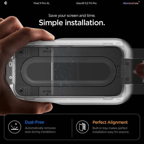Протектор за Google Pixel 11 Pro XL, Spigen EZ Fit Pro Glas.tR 2бр., Прозрачен (6)