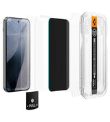 Затъмняващ Протектор за Google Pixel 9/ 9 Pro/ 10 Pro/ 11 Pro, Spigen Privacy Glas.tR EZ Fit Pro 2бр., Черен (2)