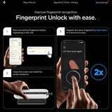 Затъмняващ Стъклен Протектор за Google Pixel 9/10/11 Pro XL, Spigen Privacy Glas.tR EZ Fit Pro 2бр., Черен (9)