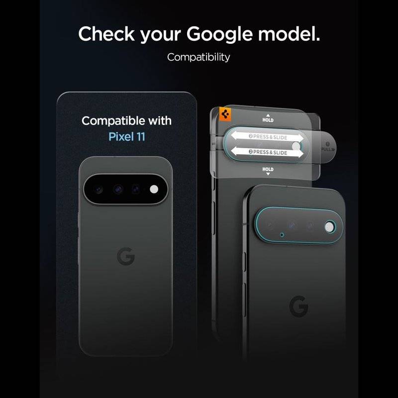 Протектор за Камерата на Google Pixel 10 Pro XL, Spigen EZ Fit Optik Pro Glas.tR 2бр., Прозрачен (8)