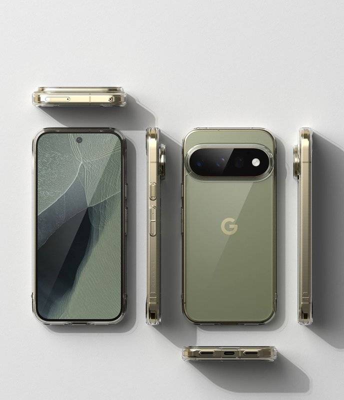 Противоударен Калъф за Google Pixel 11 Pro, Ringke Fusion Clear Case, Прозрачен (6)