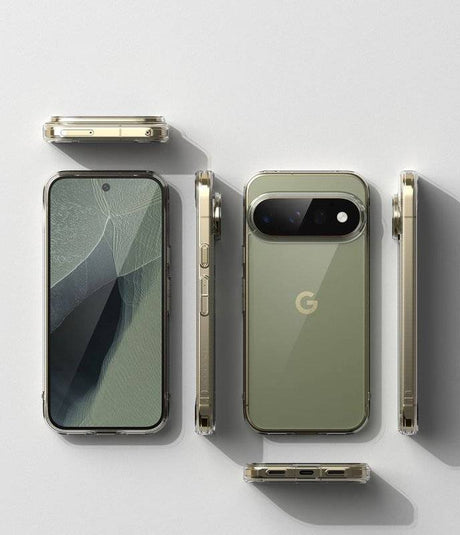 Противоударен Калъф за Google Pixel 11 Pro, Ringke Fusion Clear Case, Прозрачен (6)