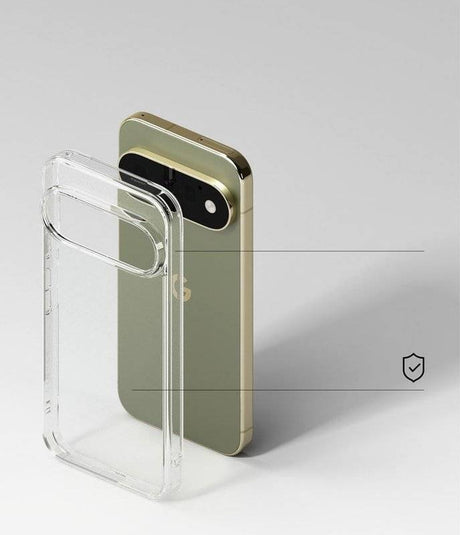 Противоударен Калъф за Google Pixel 11 Pro, Ringke Fusion Clear Case, Прозрачен (5)
