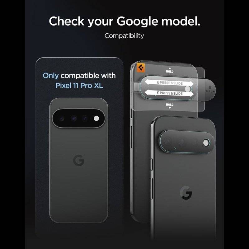 Протектор за Камерата на Google Pixel 10 Pro XL, Spigen EZ Fit Optik Pro Glas.tR 2бр., Прозрачен (8)