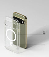 Magsafe Калъф за Google Pixel 11 Pro, Ringke Fusion Clear Magnetic Case, Прозрачен (6)
