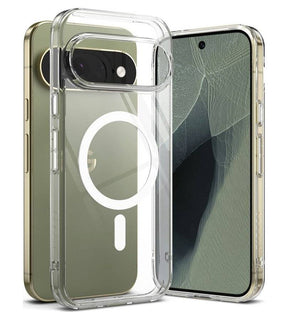 Magsafe Калъф за Google Pixel 11 Pro XL, Ringke Fusion Clear Magnetic Case, Прозрачен
