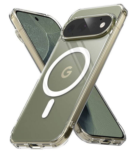Magsafe Калъф за Google Pixel 11 Pro, Ringke Fusion Clear Magnetic Case, Прозрачен (4)