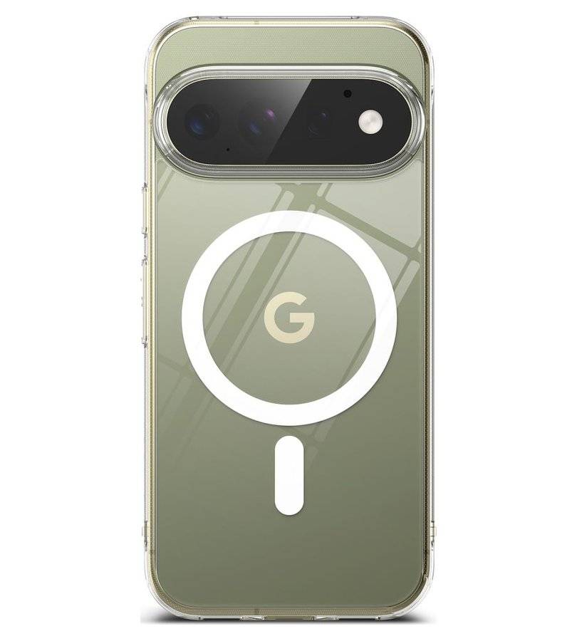 Magsafe Калъф за Google Pixel 11 Pro, Ringke Fusion Clear Magnetic Case, Прозрачен (3)