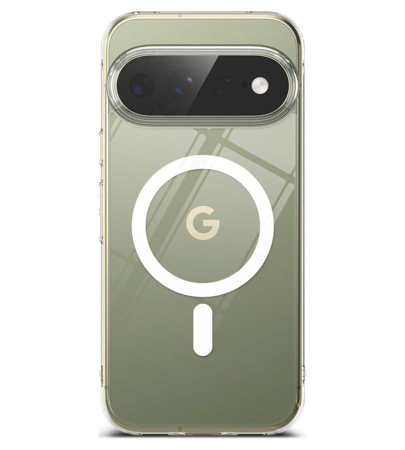 Magsafe Калъф за Google Pixel 11 Pro XL, Ringke Fusion Clear Magnetic Case, Прозрачен (3)