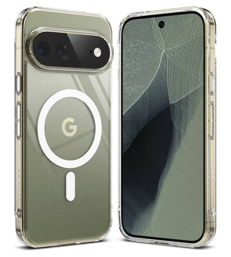 Magsafe Калъф за Google Pixel 11 Pro XL, Ringke Fusion Clear Magnetic Case, Прозрачен (2)