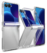 Противоударен Калъф за Samsung Z Flip 8, Ringke Fusion Flap Clear Case, Прозрачен (4)