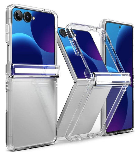 Противоударен Калъф за Samsung Z Flip 8, Ringke Fusion Flap Clear Case, Прозрачен (4)