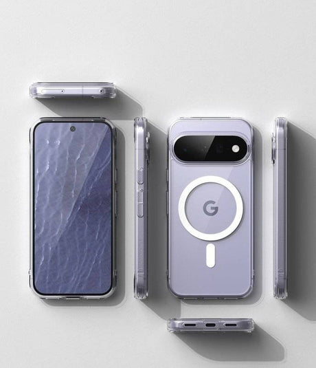 Magsafe Калъф за Google Pixel 11, Ringke Fusion Clear Magnetic Case, Прозрачен (5)