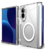 Magsafe Kалъф за Samsung Z Fold 8, Ringke Fusion Flap Clear Magnetic Case, Прозрачен (4)