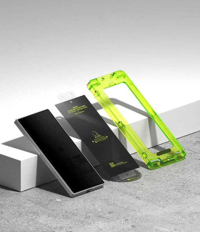Затъмняващ Протектор за Samsung Z Fold 8 Ultra, Ringke Privacy 360 Easy Slide Glass 2бр., Черен (6)