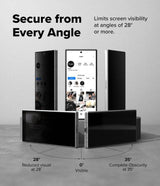 Затъмняващ Протектор за Samsung Z Fold 8 Ultra, Ringke Privacy 360 Easy Slide Glass 2бр., Черен (10)