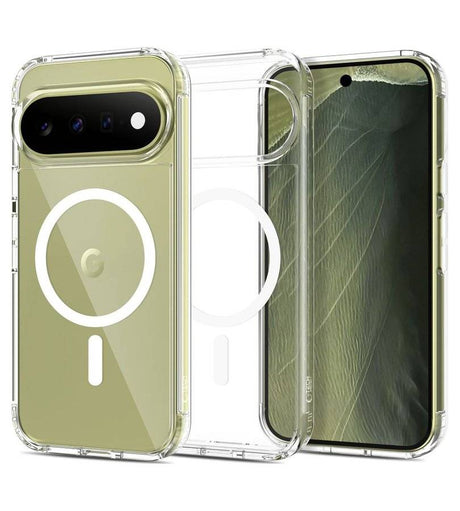 Magsafe калъф за Google Pixel 9/ 10/ 11 Pro XL, Tech-Protect Flexair Hybrid Case, Прозрачен (2)