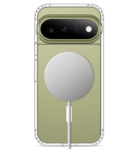 Magsafe калъф за Google Pixel 9/ 10/ 11 Pro XL, Tech-Protect Flexair Hybrid Case, Прозрачен (3)
