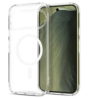 Magsafe калъф за Google Pixel 9/ 10/ 11 Pro XL, Tech-Protect Flexair Hybrid Case, Прозрачен
