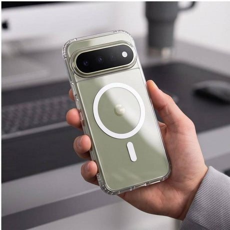 Magsafe калъф за Google Pixel 9/ 10/ 11 Pro XL, Tech-Protect Flexair Hybrid Case, Прозрачен (8)