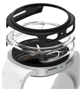 Калъф за Samsung Watch 8/9 44mm, Ringke Slim Case 2бр. Black/Clear, Прозрачен