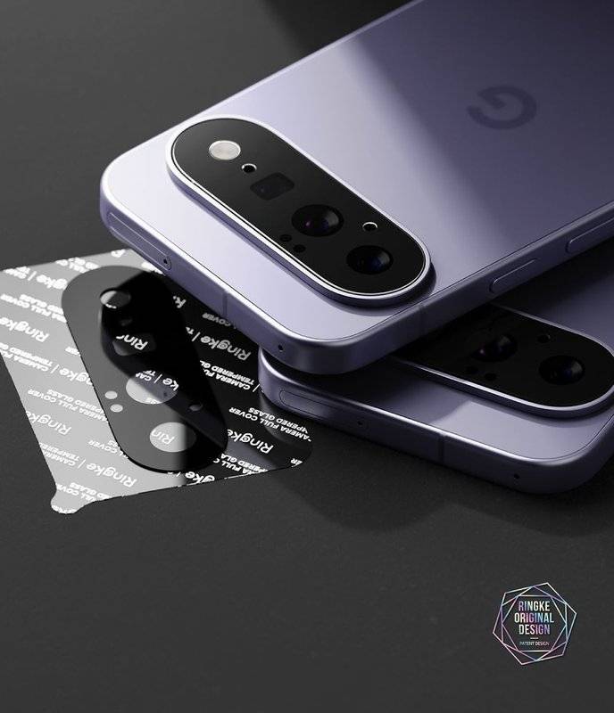 Протектор за Камерата на Google Pixel 11, Ringke Full Camera Glass 2бр., Черен (5)