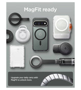 Magsafe калъф за Google Pixel 11 Pro, Spigen Ultra Hybrid Frost Mag Fit Case, Черен (9)