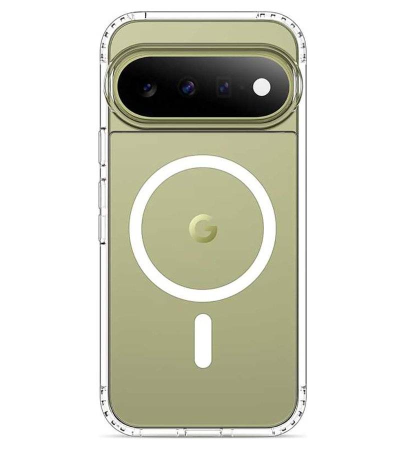 Magsafe Калъф за Google Pixel 9/ 9 Pro/ 10/ 10 Pro/ 11/ 11 Pro, Tech-Protect Hybrid FlexAir Clear Mag Case, Прозрачен (4)