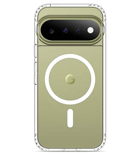 Magsafe Калъф за Google Pixel 9/ 9 Pro/ 10/ 10 Pro/ 11/ 11 Pro, Tech-Protect Hybrid FlexAir Clear Mag Case, Прозрачен (4)