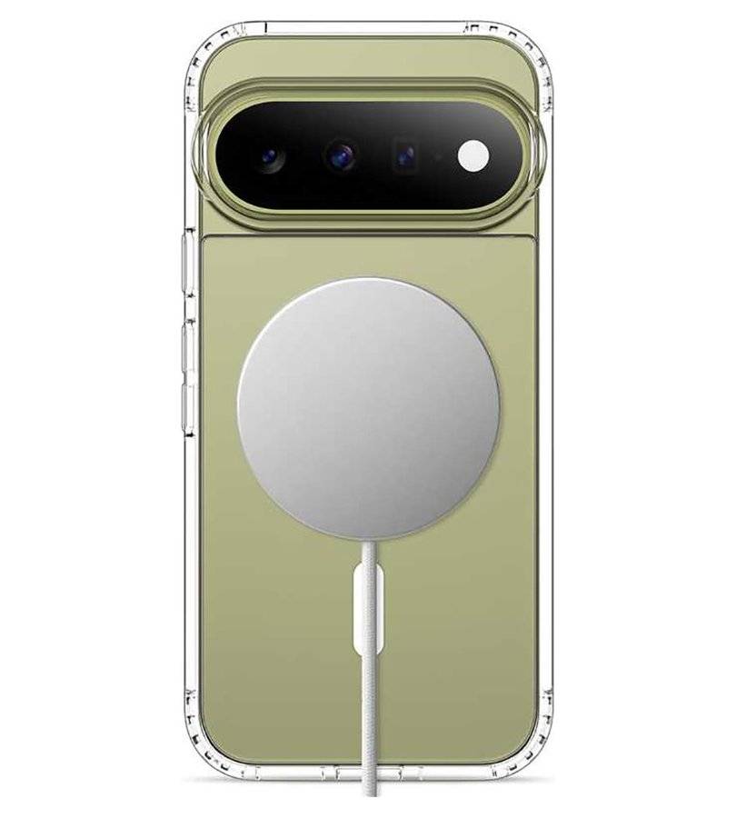 Magsafe Калъф за Google Pixel 9/ 9 Pro/ 10/ 10 Pro/ 11/ 11 Pro, Tech-Protect Hybrid FlexAir Clear Mag Case, Прозрачен (3)