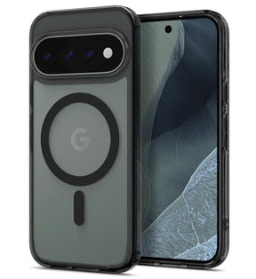 Magsafe калъф за Google Pixel 11 Pro, Spigen Ultra Hybrid Frost Mag Fit Case, Черен