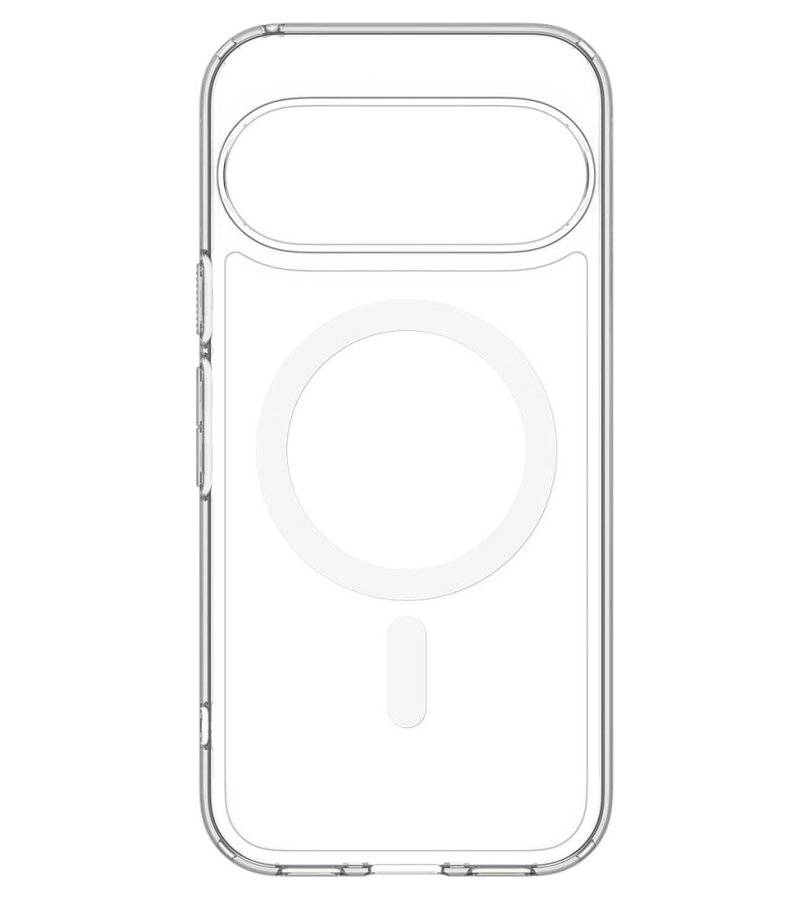 Magsafe Калъф за Google Pixel 11 Pro, Spigen Ultra Hybrid Clear Mag Fit Case, Прозрачен (3)