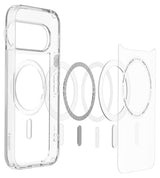 Magsafe Калъф за Google Pixel 11 Pro, Spigen Ultra Hybrid Clear Mag Fit Case, Прозрачен (5)